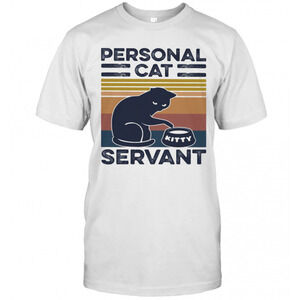 Personal Cat Servant Retro T-Shirt